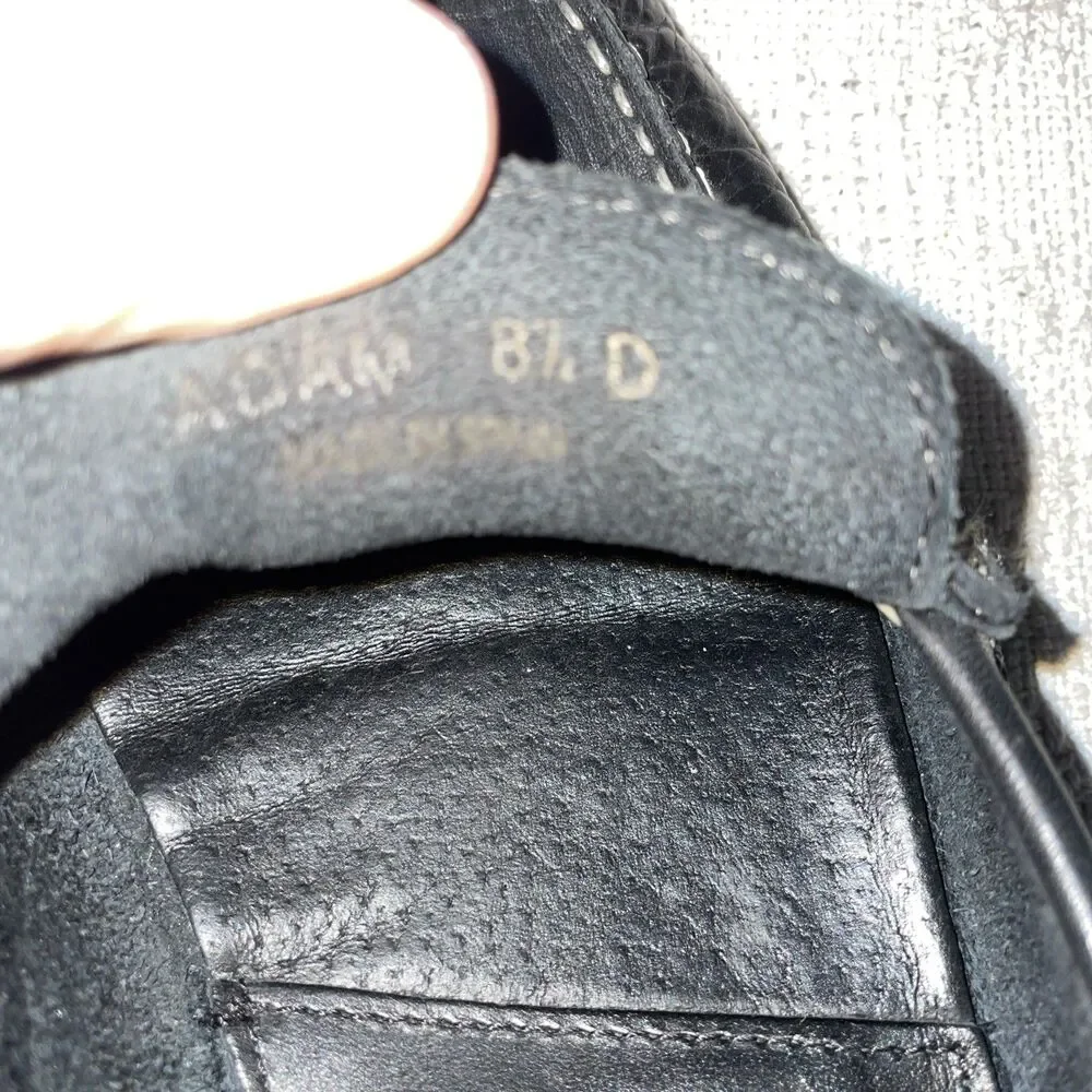 Sandro Moscoloni Men’s Casual Loafers Size 8.5 M Black Leather Going out Party